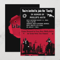 Mobster Party Invitations