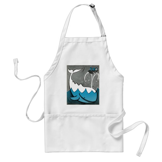 Moby Dick Adult Apron (Front)