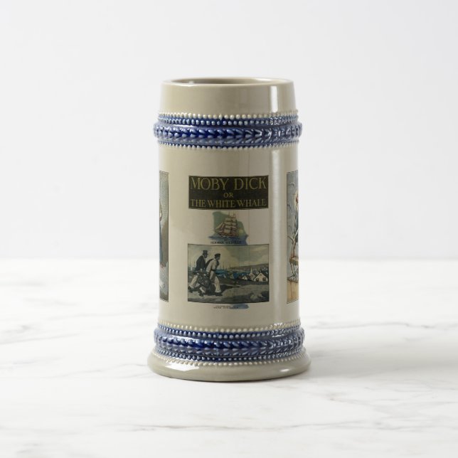 Moby Dick or The White Whale Beer Stein (Center)