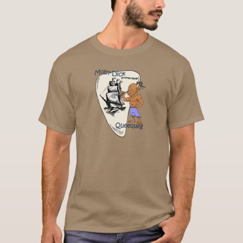 Moby_Dick  Queequeg âœChiefHarpoonerâ T_Shirt