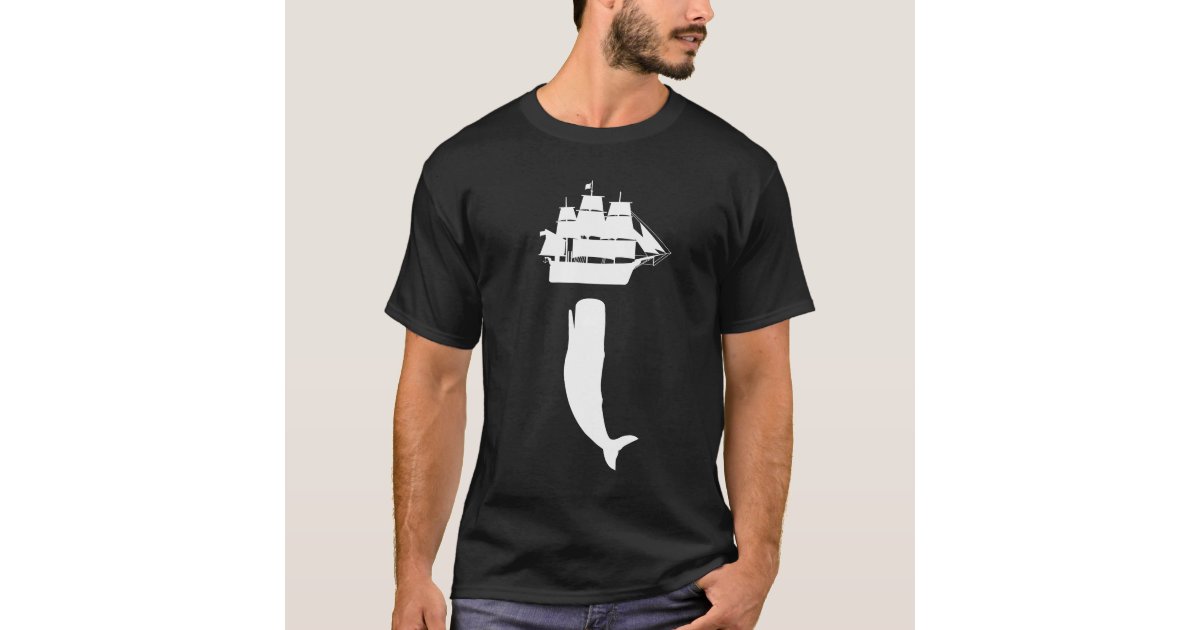 Moby Dick Rising T-shirt | Zazzle