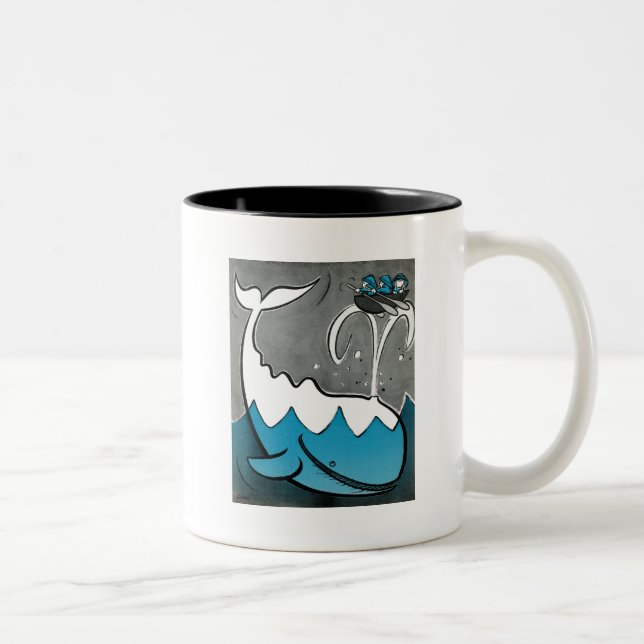Moby Dick Two-Tone Coffee Mug (Right)