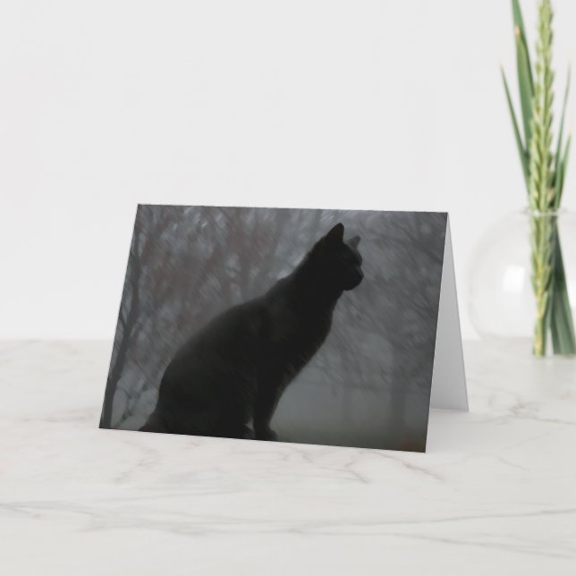 Moby in fog card (Front)