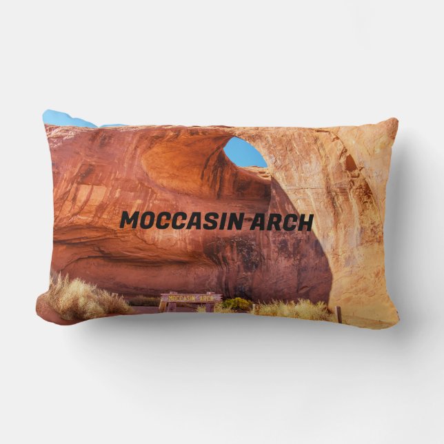 Moccasin Arch Lumbar Pillow (Front)