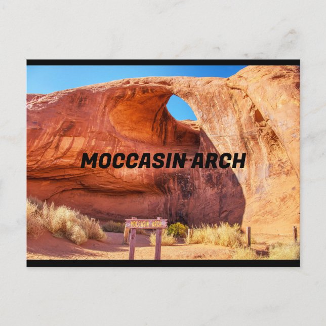 Moccasin Arch Postcard (Front)