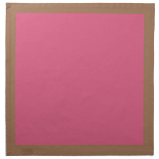 Mocha and Blush Napkins