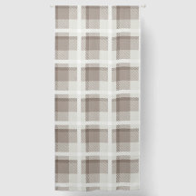 Mocha Brown Moroccan buffalo plaid check 