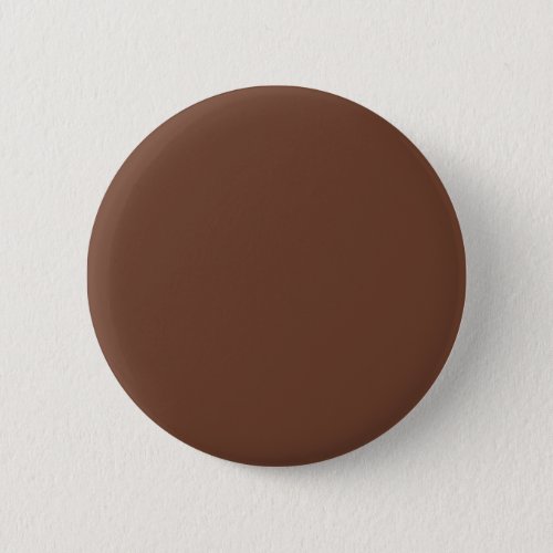 Mocha Brown Solid Color  Classic  Elegant Button