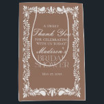 Mocha Brown Talavera Fiesta Bridal Shower Favor Medium Gift Bag<br><div class="desc">Everyone loves a fiesta! This collection is a stunning blend of elegance and cultural heritage, inspired by the traditional Mexican Talavera tile patterns. The earthy mocha brown Terracotta floral border exudes sophistication and a touch of festive charm, making it perfect for your Spanish or Mexican inspired celebration. Whether you're hosting...</div>