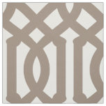 Mocha Brown Trellis Large Scale Fabric