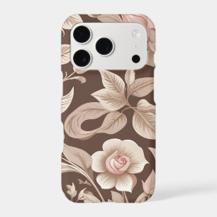 Mocha Floral Garden Apple iPhone 17 Pro Max Case