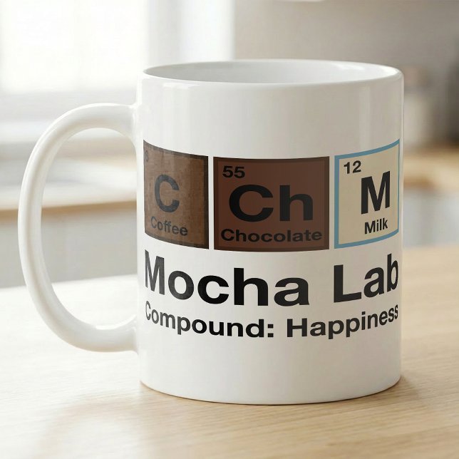 Mocha Formula Cafe Humor Recipe Coffee Mug (Creator Uploaded)