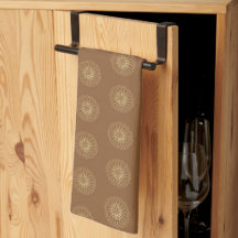 Mocha | Golden Zinnia Flower Medallions