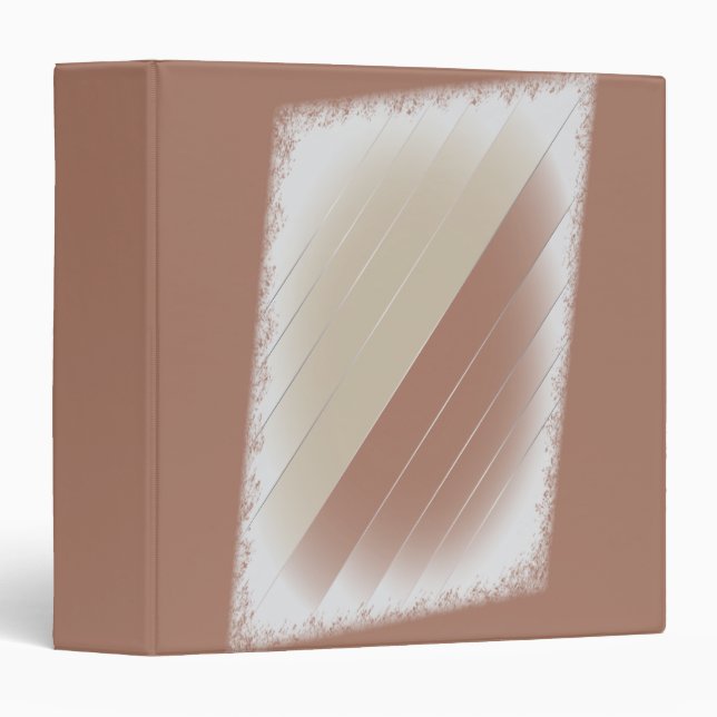 Mocha Mousse 3 Ring Binder (Front/Spine)