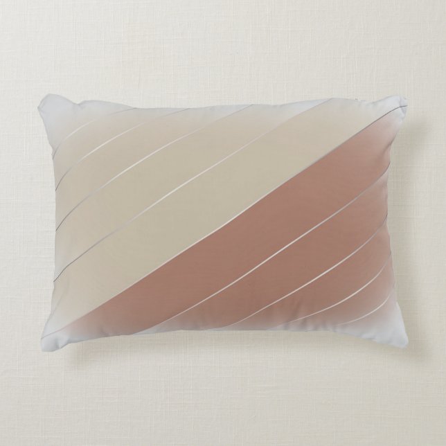 Mocha Mousse Accent Pillow (Front)