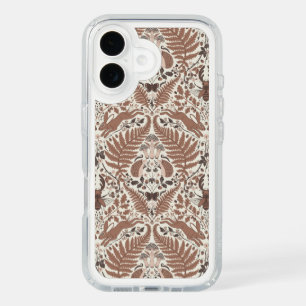 Mocha mousse forest/Woodland animals and plants iPhone 16 Case