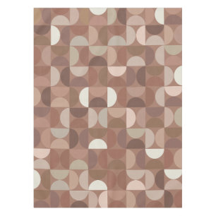 Mocha Mousse Mid Century Modern Tablecloth