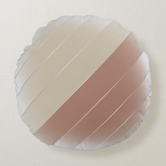 Mocha Mousse Round Pillow (Front)