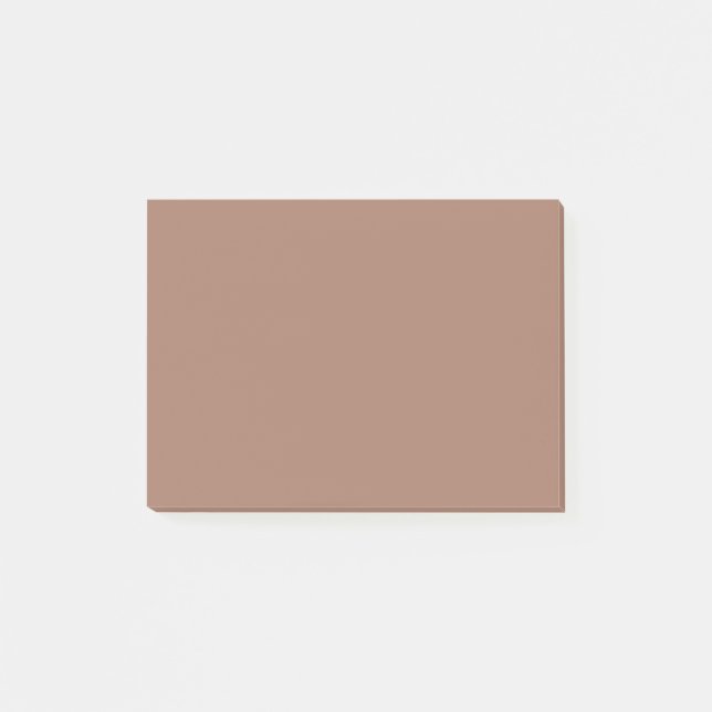 Mocha Mousse Solid Color Post-it Notes (Front)