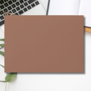 Mocha Mousse Trendy Elegant Solid Color Envelope