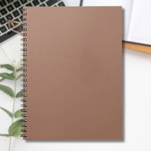 Mocha Mousse Trendy Elegant Solid Color Notebook