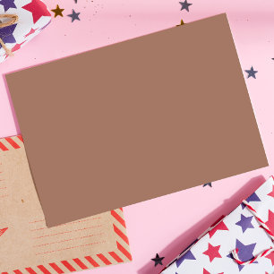 Mocha Mousse Trendy Elegant Solid Color Postcard