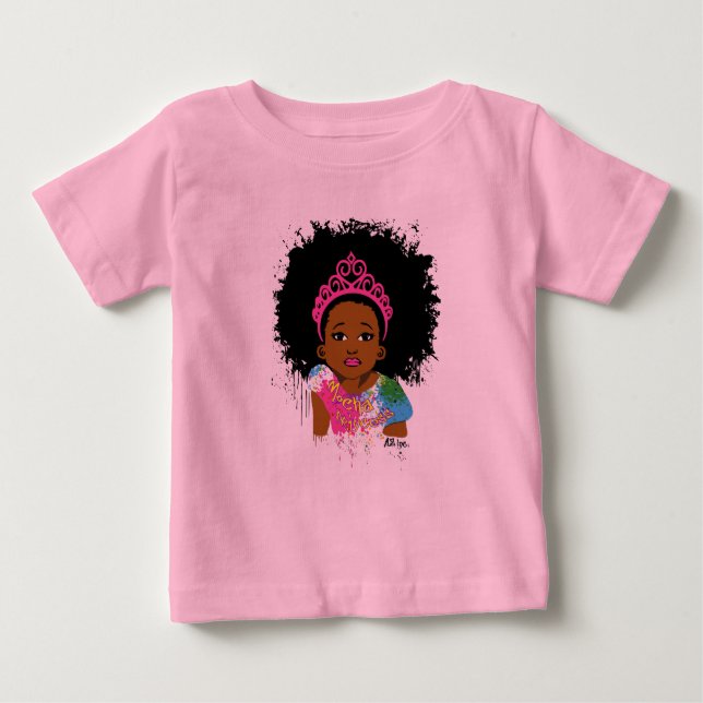 Mocha Princess Baby Tee (Front)