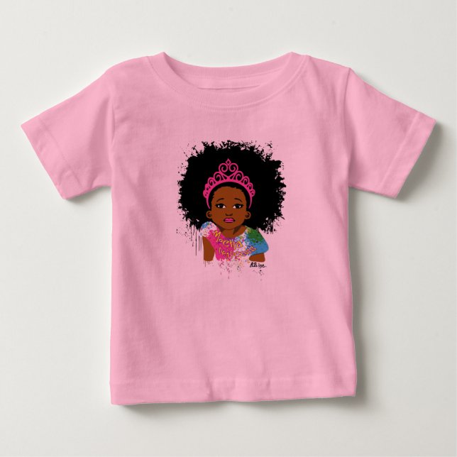 Mocha Princess Baby Tutu Baby T-Shirt (Front)