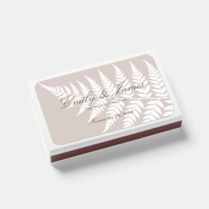 Mocha Taupe White Fern Perfect Match