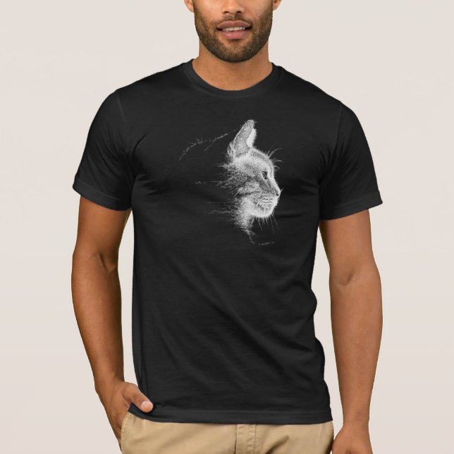 "Mocha the Cat Tee" – Where Art Meets Fur! T-Shirt (Front)