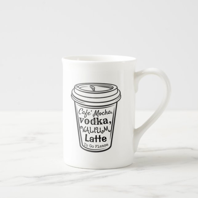 Mocha, Vodka, Valium Mug (Right)