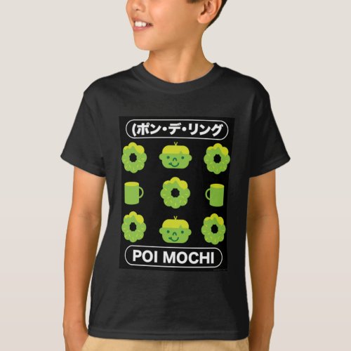 Mochi Donuts Poi Mochi And Coffee T_Shirt