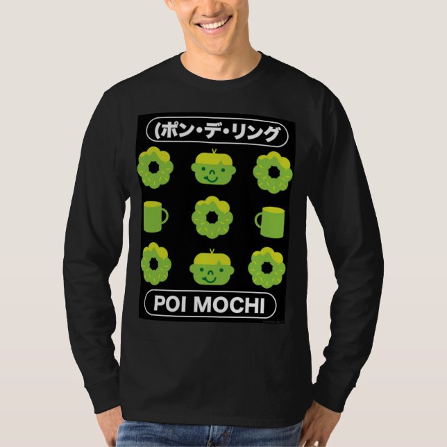 Mochi Donuts Poi Mochi And Coffee   T-Shirt (Front)