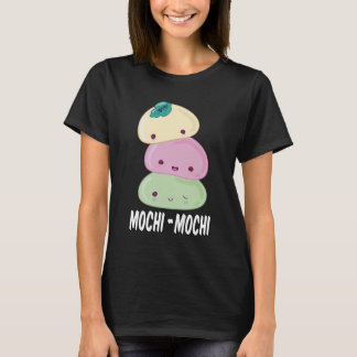 Mochi Mochi Women Black  T-Shirt