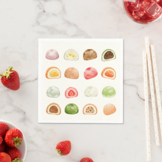 Mochi-sweet and full of love! napkins