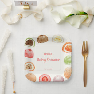 Mochi-sweet and full of love! paper plates