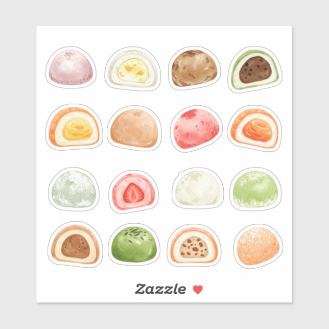 Mochi-sweet and full of love! sticker (Sheet)