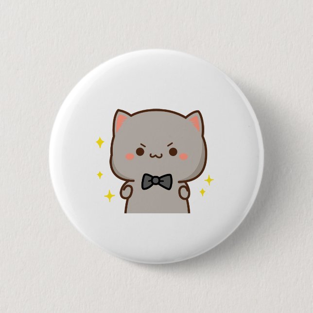 Mochj Cat - MS2 Button (Front)