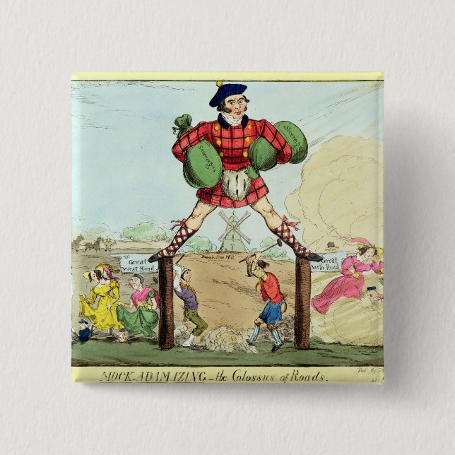 Mock-Adam-izing: the Colossus of Roads Button (Front)