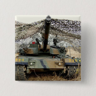 Mock aggressors from Republic of Korea Pinback Button