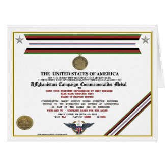 Mock Military/Army/Navy/Certificates DIGITAL Cards