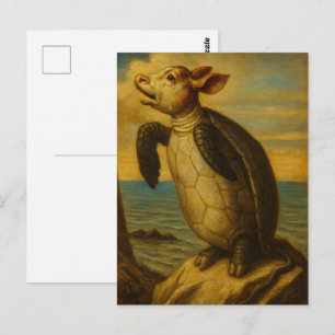 Mock Turtle Lewis Carroll Character Postcard