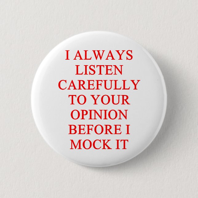 MOCK you insult Button (Front)