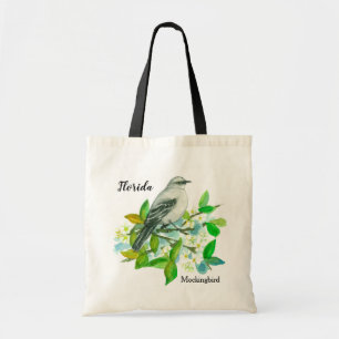 Mockingbird Orange Blossom Farmers Market Tote Bag