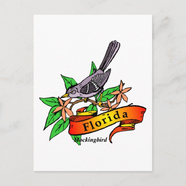Mockingbird Postcard (Front)