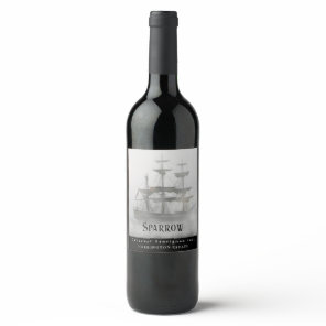 Mockup Pirate Ship Custom Wine Labels