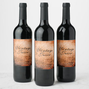 Mockup Vintage Old Custom Wine Labels