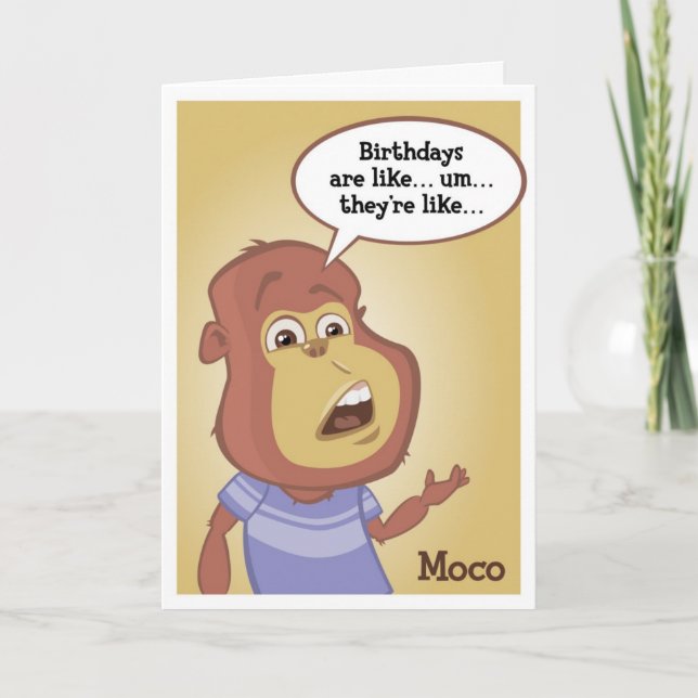 Moco Birthday Card (Front)