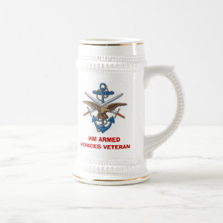 MOD10, HM ARMED FORCES VETERAN BEER STEIN