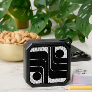 Mod 1970s Retro Style Geometric Design Bluetooth Speaker